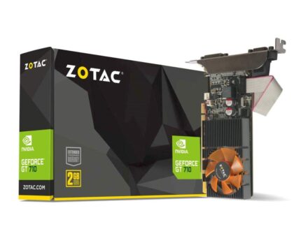 Zotac GT 710 2GB 64BIT DDR3 ddr3_sdram pci_e Graphics Card