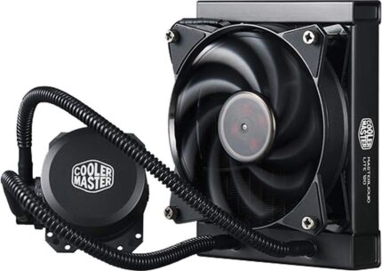 Cooler Master MasterLiquid Lite 120 CPU Liquid Cooler - Support Intel & AMD CPU Socket AM4, AM3, AM2, LGA 1700, 1200,2066,2011,1151 | 120mm Air Balance Fan Design | White LED Logo