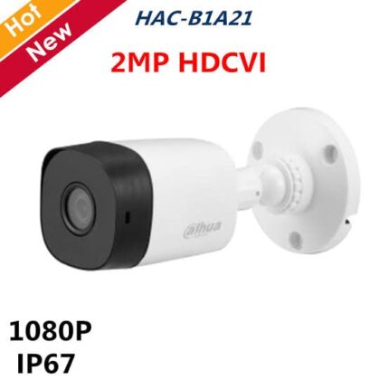 Dahua Wired 2MP 20 Mtrs HD Bullet Camera DH-HAC-B1A21P - White